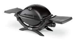 Weber Q1200 Gas Grill Black Lid