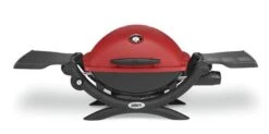 Weber Q 1200 Gas Grill Red Lid