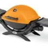 Weber Q 1200 Orange Lid -Johnstone's Sales Shop 51190001