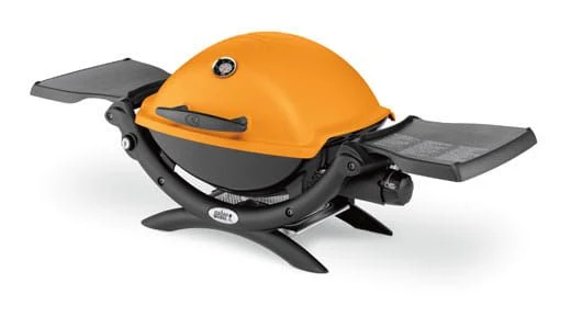 Weber Q 1200 Orange Lid 3 Weber Q 1200 Orange Lid