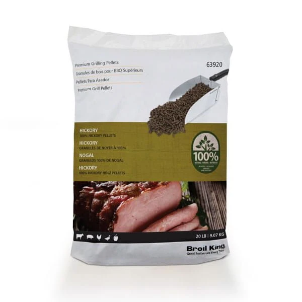 Broil King 100% Hickory Pellets (20Lbs) 3 Broil King 100% Hickory Pellets (20Lbs)