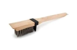Broil King Grill Brush Heavy/Long Bristle W/ Wood Handle