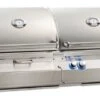 Aurora A830i Gas & Charcoal Combo Grill W/Rear