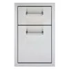 13in Delta Heat Double Drawer -Johnstone's Sales Shop dhsd132 b lr
