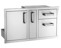 Door Drawer Combo With Platter Storage