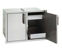 Double Doors With Dual Drawers