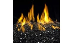 Fyre Glass 10Lbs Black Reflective