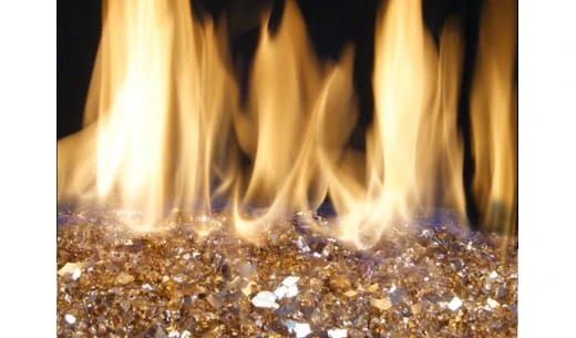 Fyre Glass 10Lbs Copper Reflective 3 Fyre Glass 10Lbs Copper Reflective