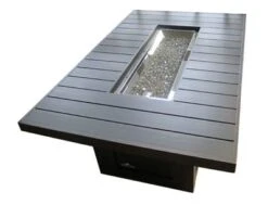 St. Tropez Bronze Patioflame Table Rectangular