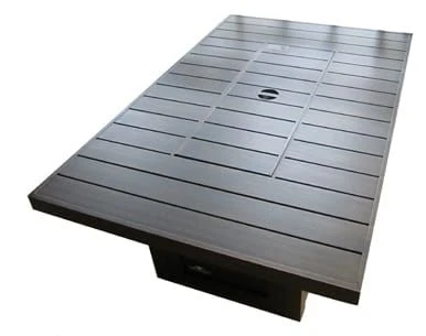 St. Tropez Bronze Patioflame Table Rectangular 4 St. Tropez Bronze Patioflame Table Rectangular - Image 2