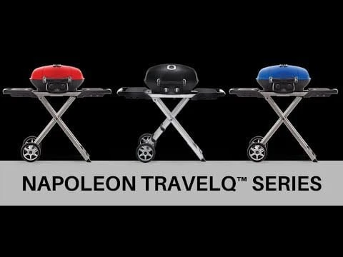 Napoleon TravelQ Red Lid With Scissor Cart 4 Napoleon TravelQ Red Lid With Scissor Cart - Image 2