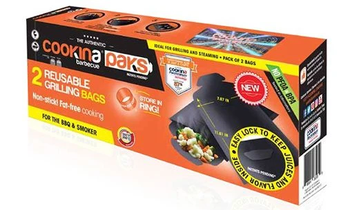 Cookina Reusable Grilling Bags 3 Cookina Reusable Grilling Bags