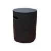 Smooth Round Tank Cover (Black) -Johnstone's Sales Shop onb017 blk tank cover