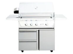 36in Grill Base With Storage Drawers