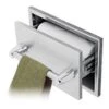 15in Paper Towel Holder With Towel Bar