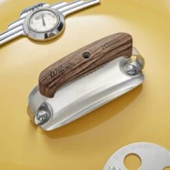 Weber 22 Inch 70th Anniversary Hot Rod Yellow -Johnstone's Sales Shop weber anniversary grill lid handle yellow