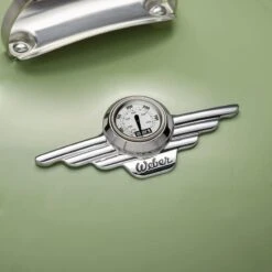 Weber 22 Inch 70th Anniversary Kettle Diner Green -Johnstone's Sales Shop weber anniversary grill thermometer c mint green